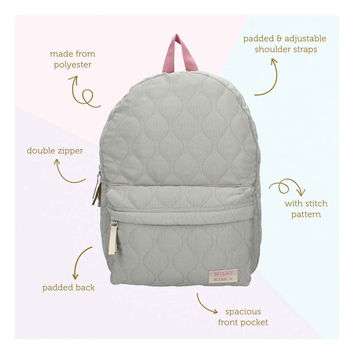 Sac à dos Milky Kiss Sweet Bliss vert