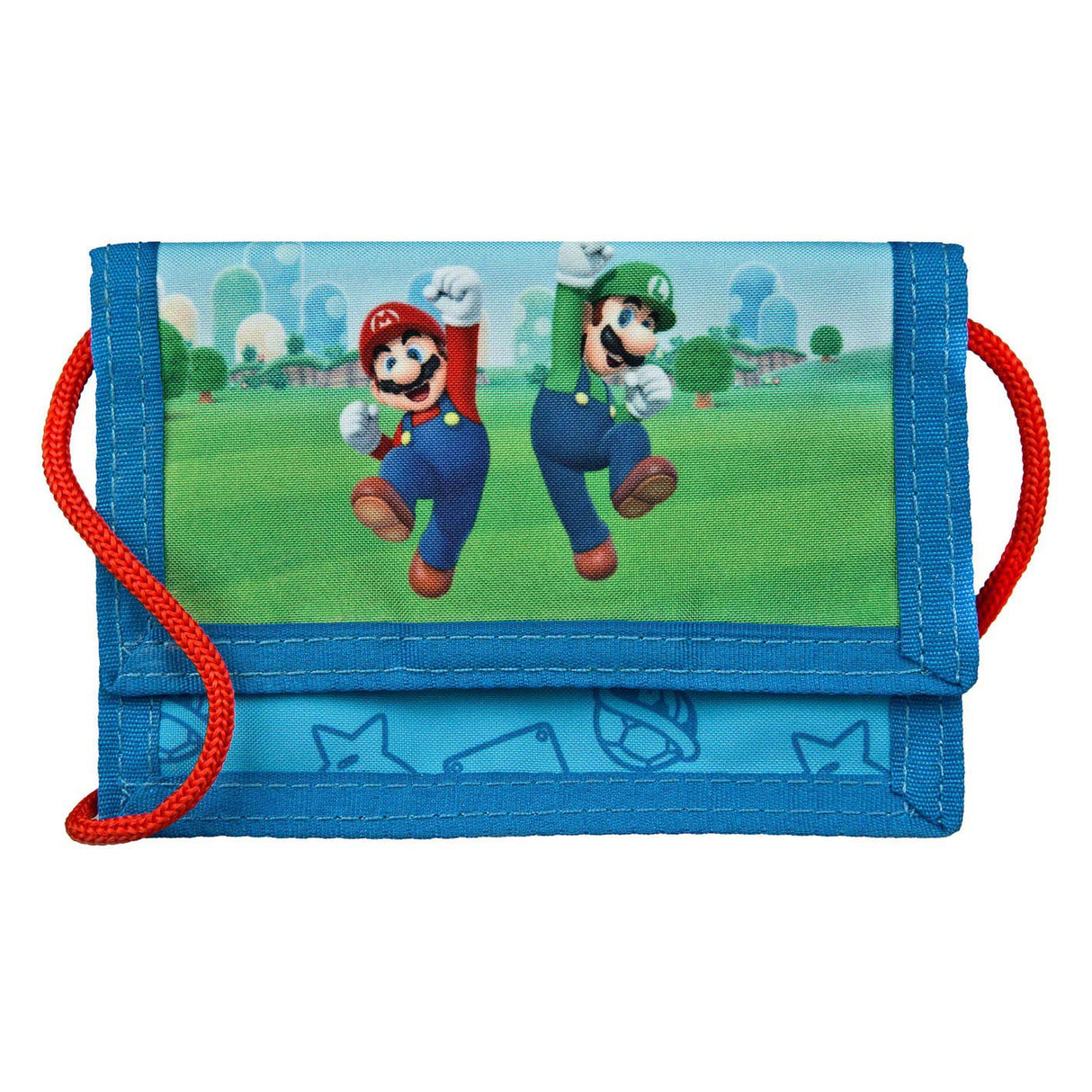Portefeuille Super Mario sous couverture avec cordon
