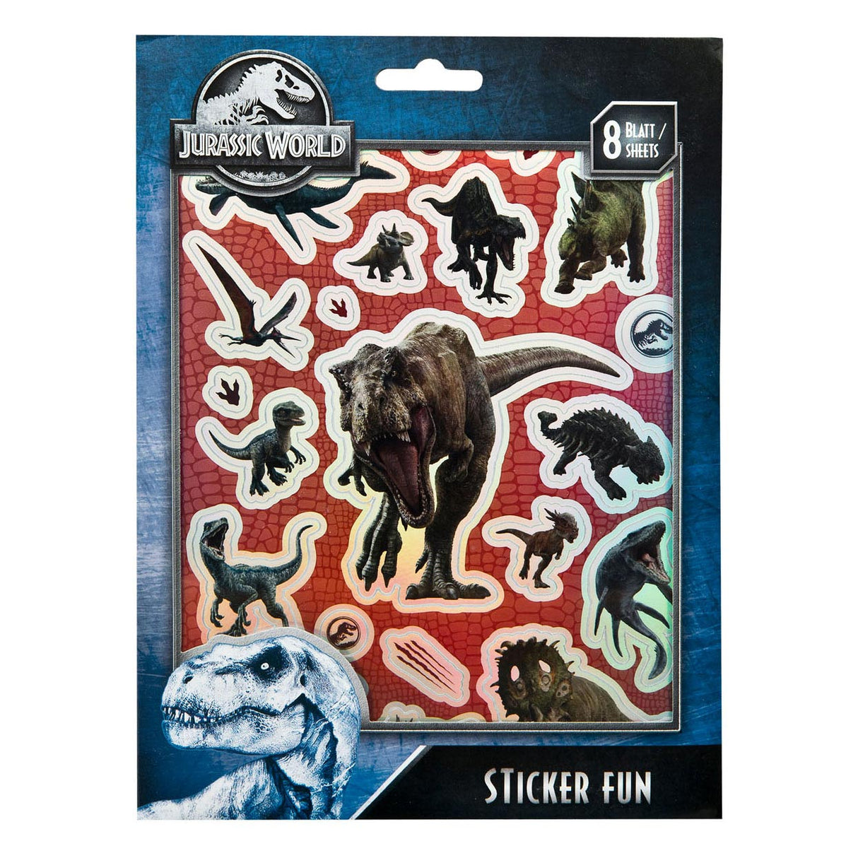 Jeu d'autocollants Jurassic World