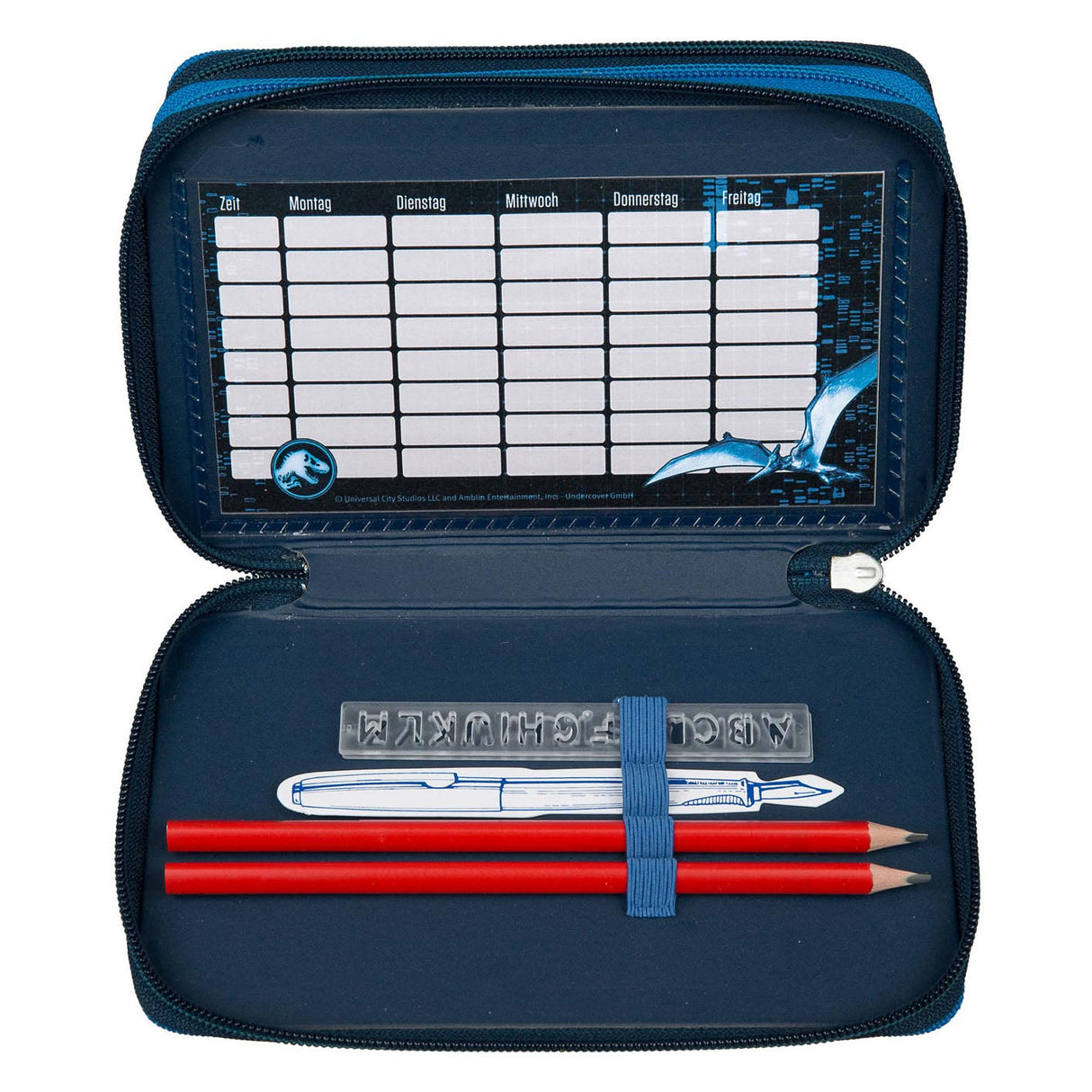 Undercover Jurassic World Pochette remplie à 3 compartiments