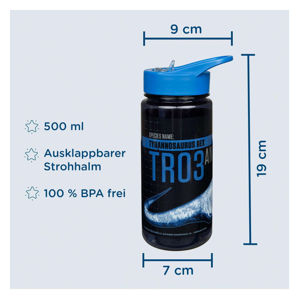 Gourde de base du monde jurassique, 500 ml
