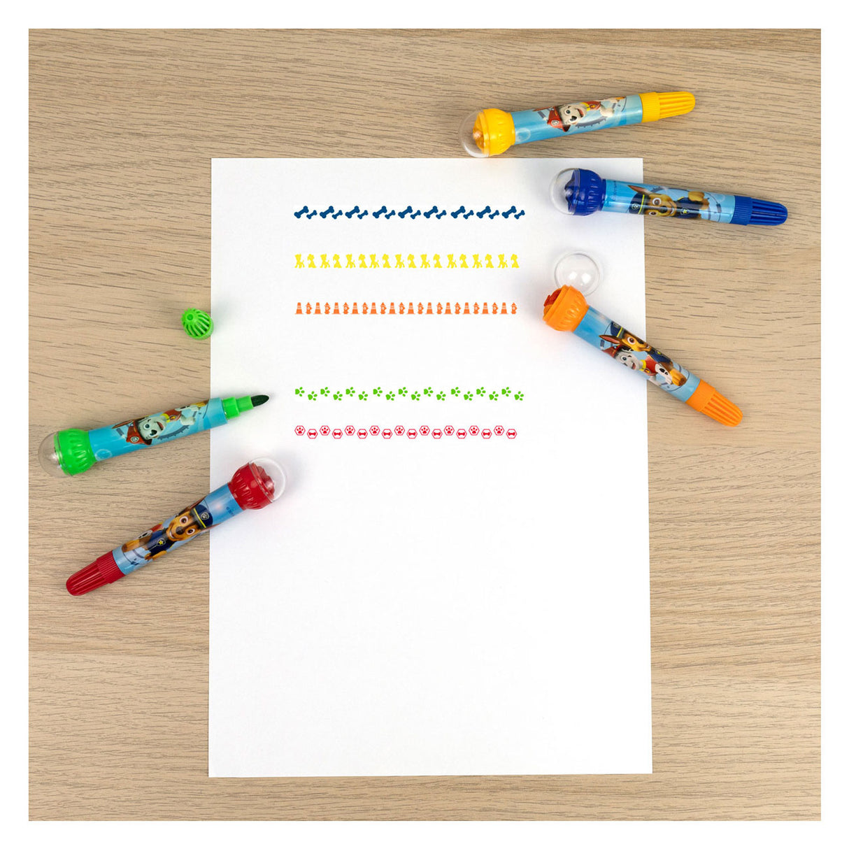 Ensemble de stylos tampons Undercover Paw Patrol - jouets créatifs pour enfants.