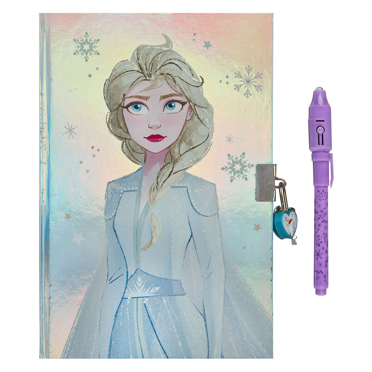 Journal secret secrète congelé avec un stylo UV