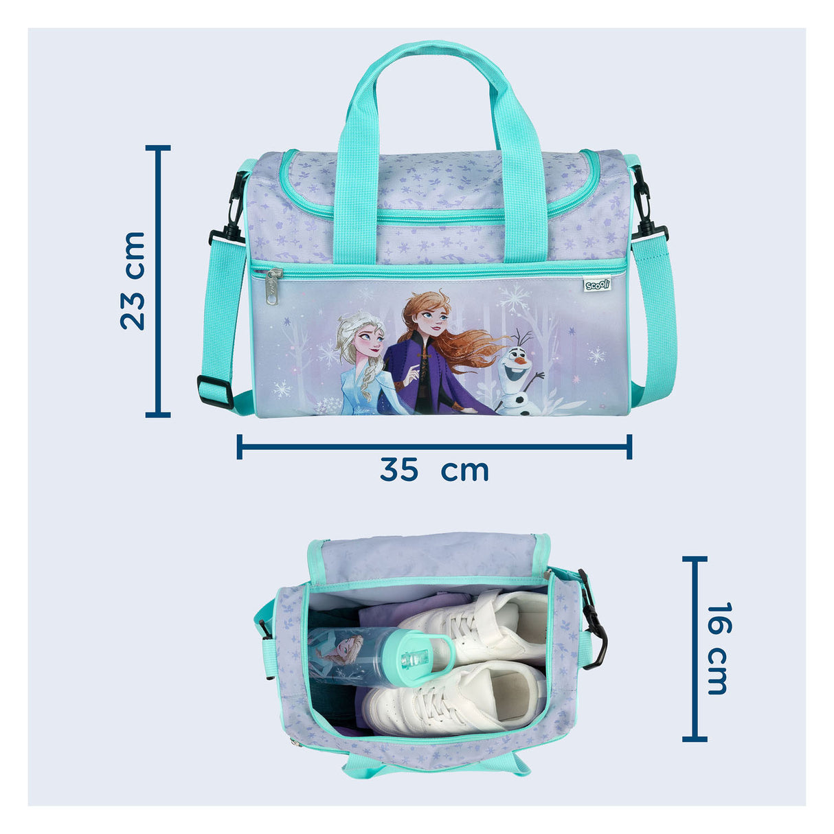 Sac de sport Scooli Disney La Reine des Neiges