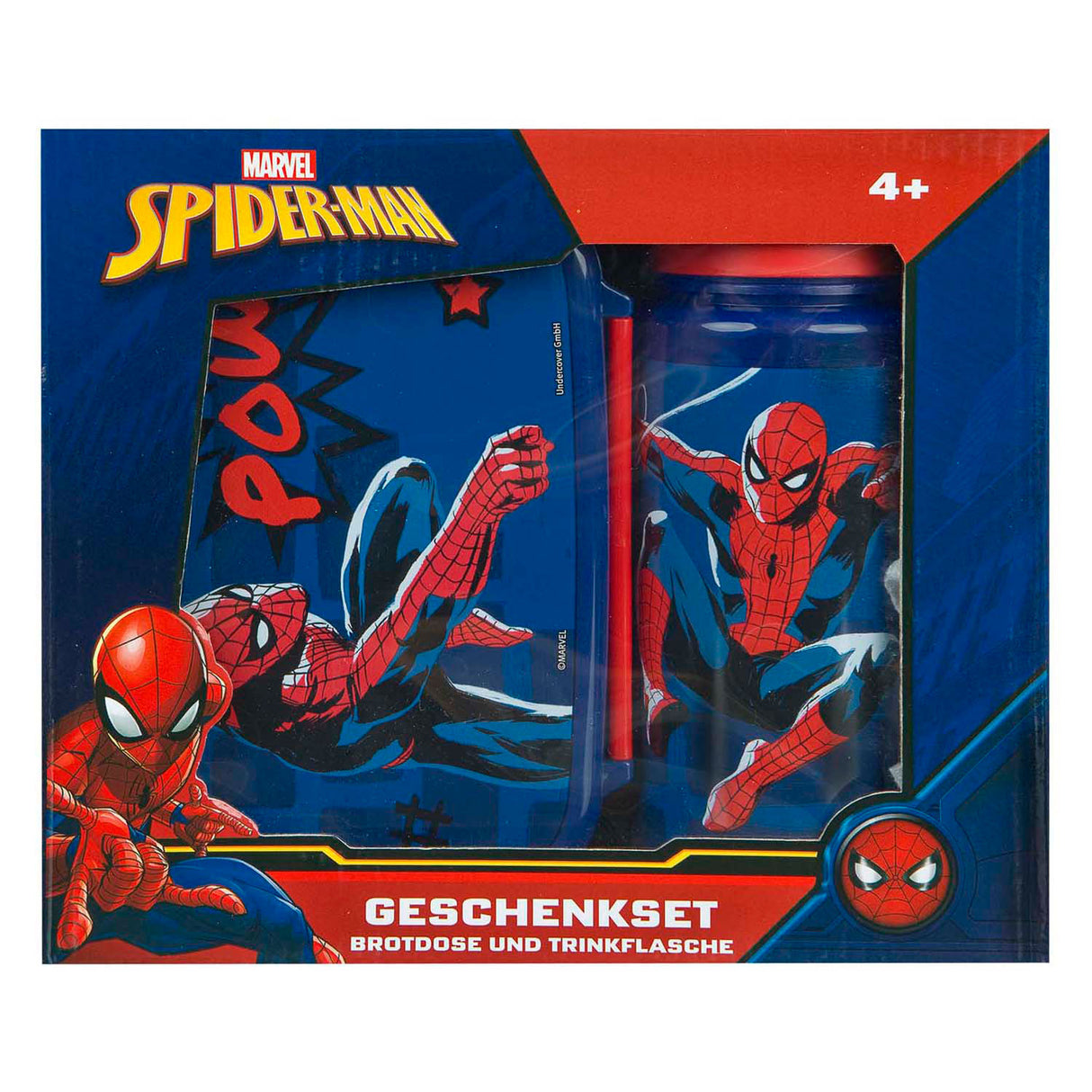 Boîte à lunch Undercover et gourde Spiderman