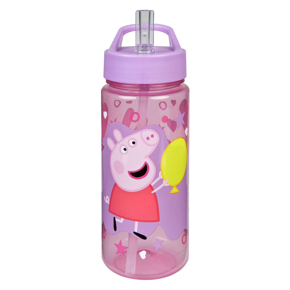 Undercover świnka peppa series - bouteille d'eau - 500 ml - avec gobelet à débit - sans BPA