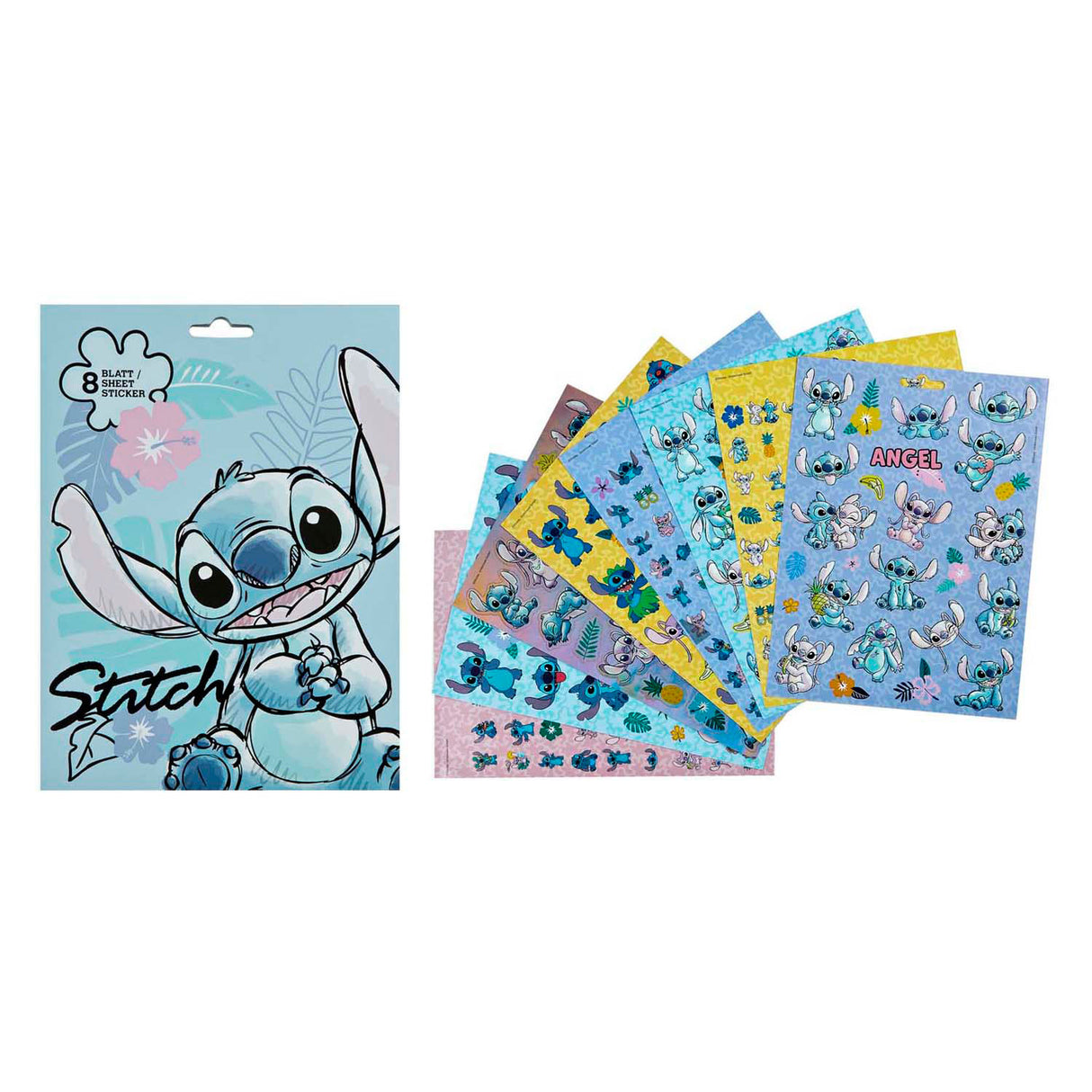 Feuilles d'autocollants Undercover Stitch, 8 pcs.