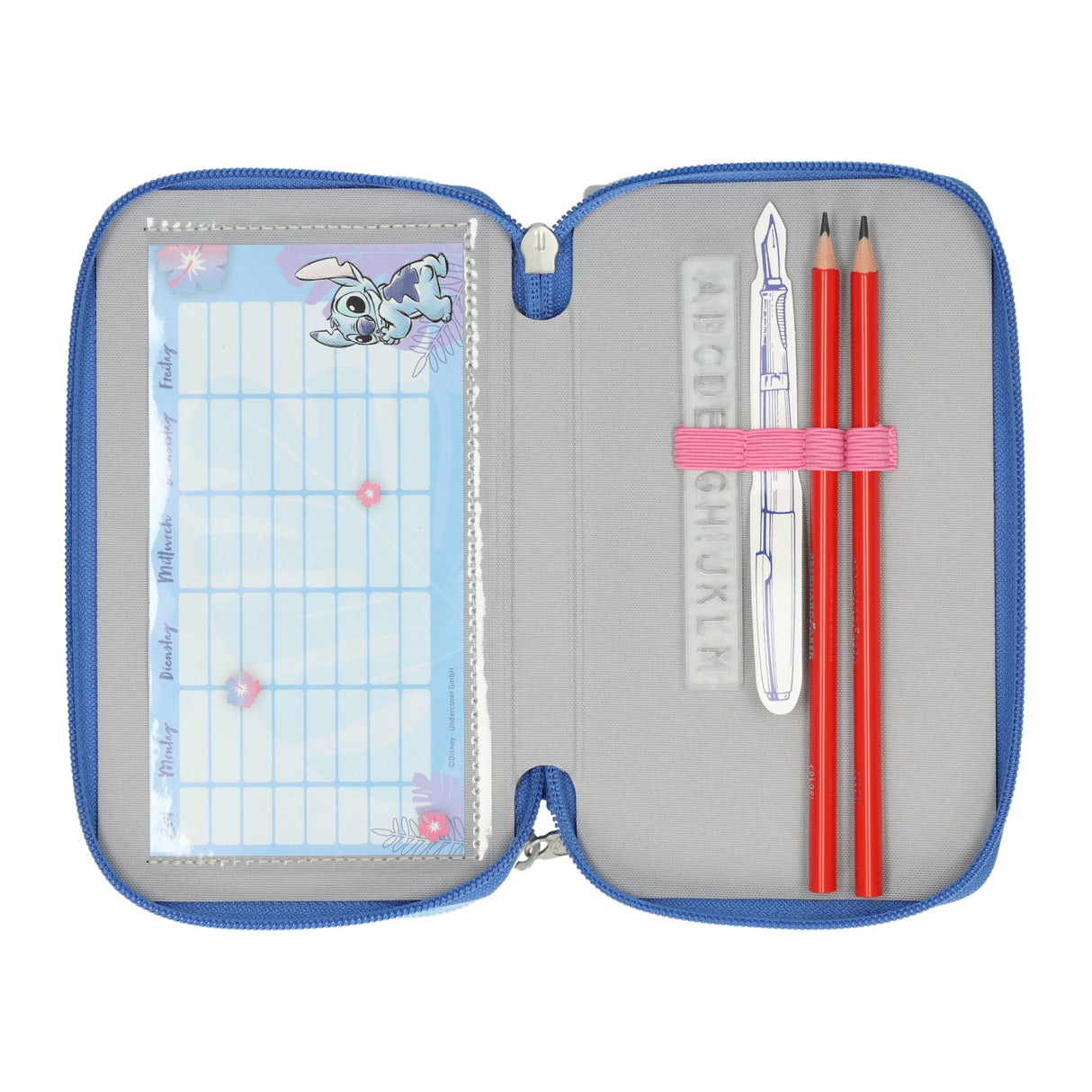Trousse à 3 compartiments remplie de points Undercover