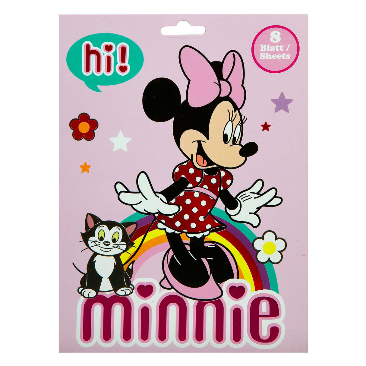 Livre d'autocollants Undercover Minnie Mouse avec 8 feuilles