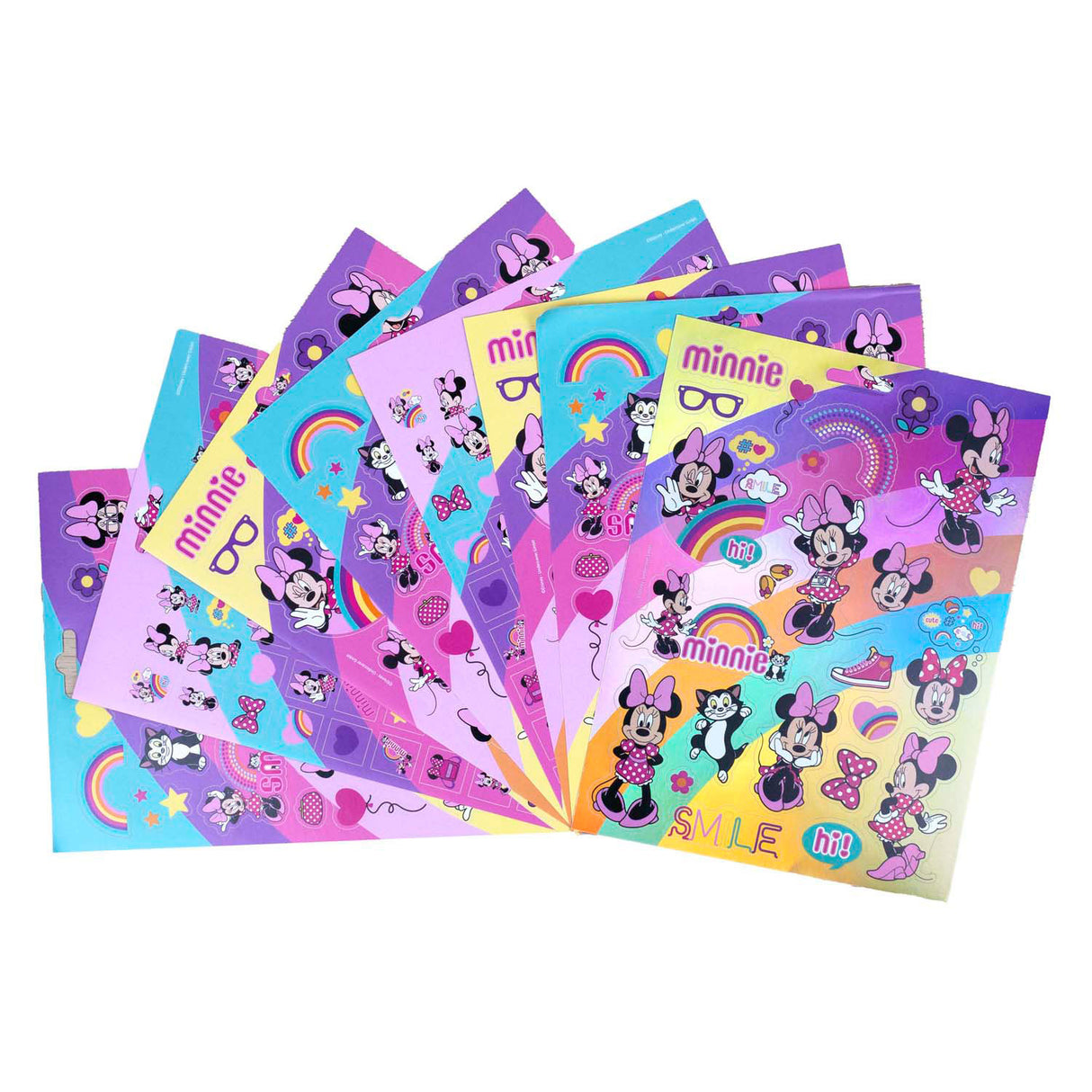Livre d'autocollants Undercover Minnie Mouse avec 8 feuilles