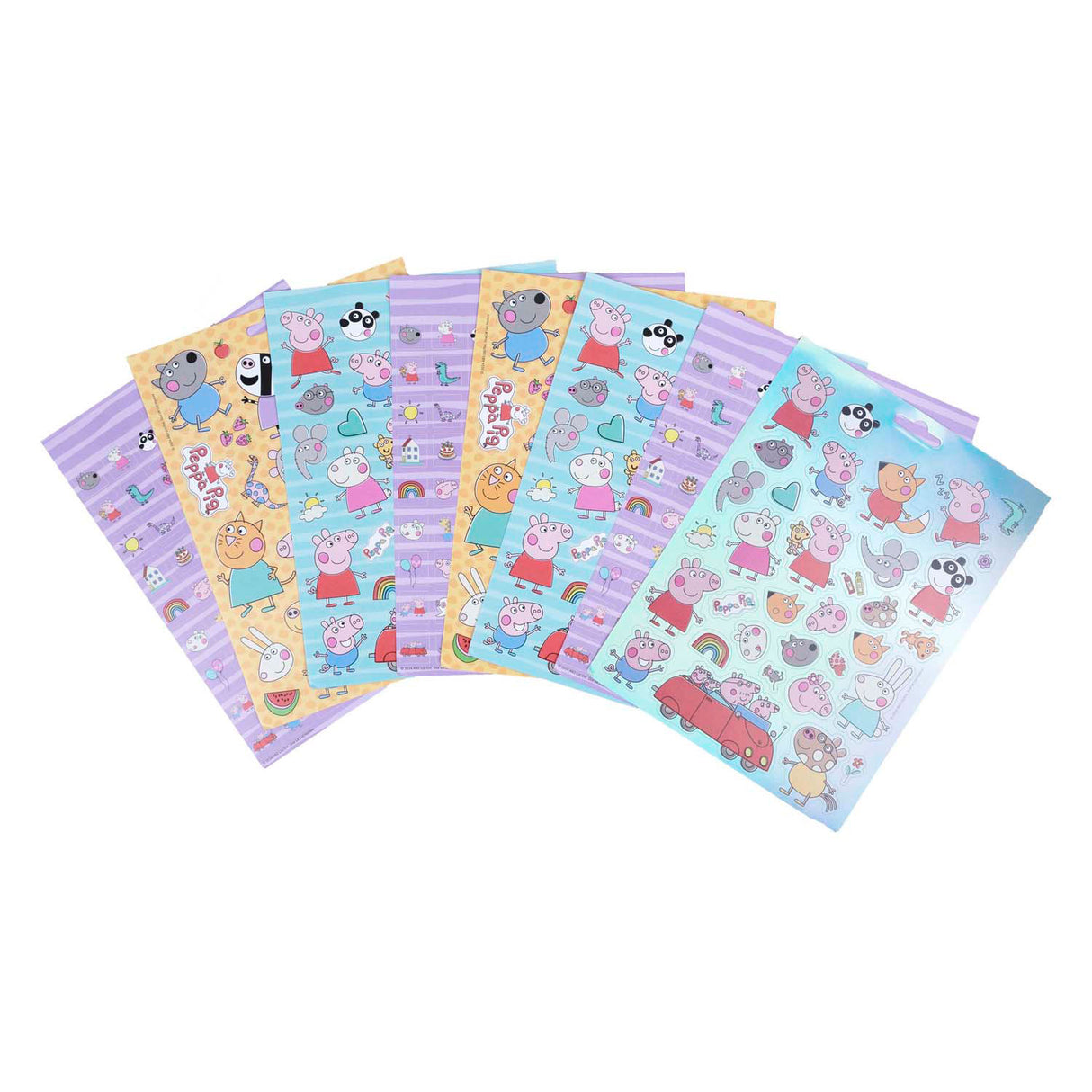 Livre d'autocollants Undercover Peppa Pig avec 8 feuilles