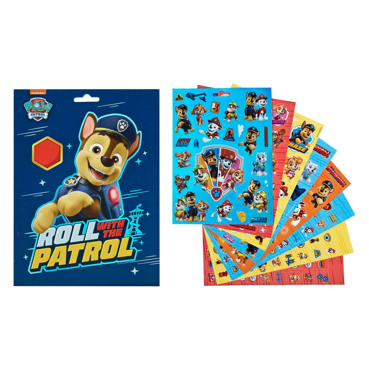 Livre d'autocollants Undercover Paw Patrol avec 8 feuilles