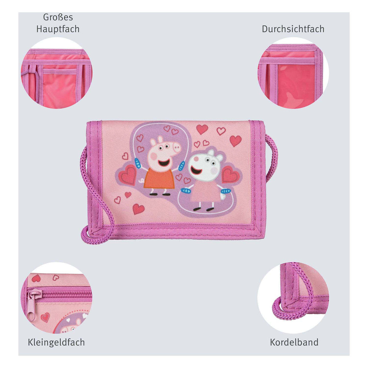 Portefeuille Peppa Pig infiltré