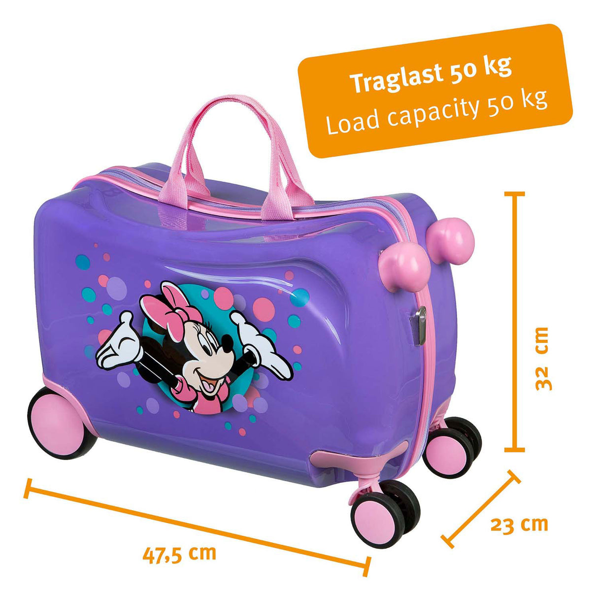 Undercover valise trolley porteur Minnie Mouse