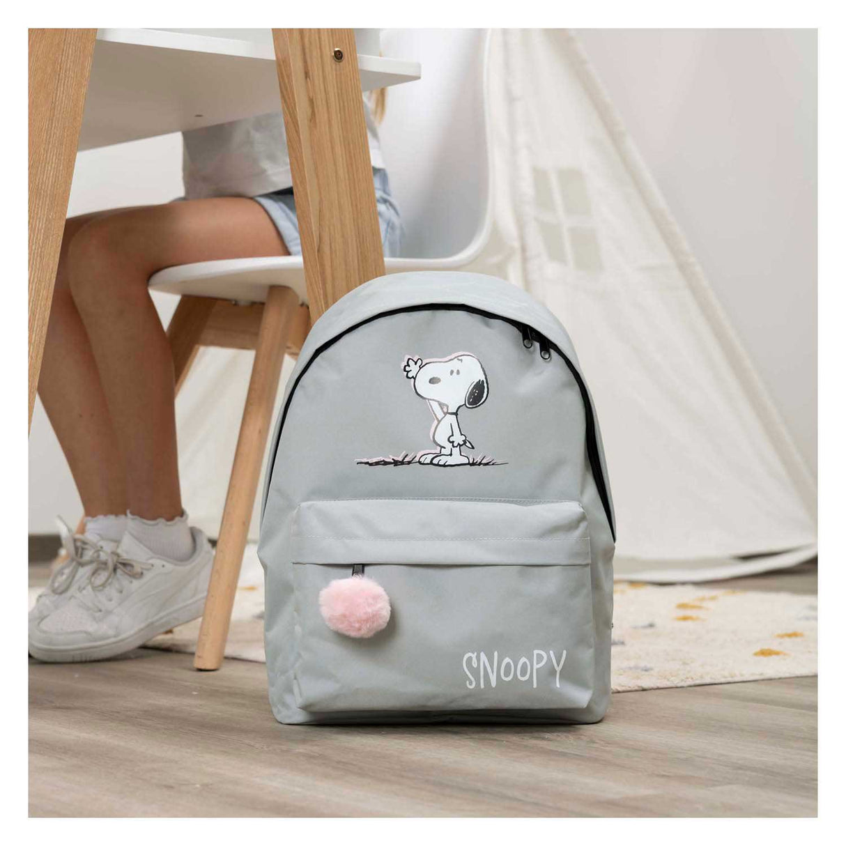 Sac à dos Undercover gris - snoopy