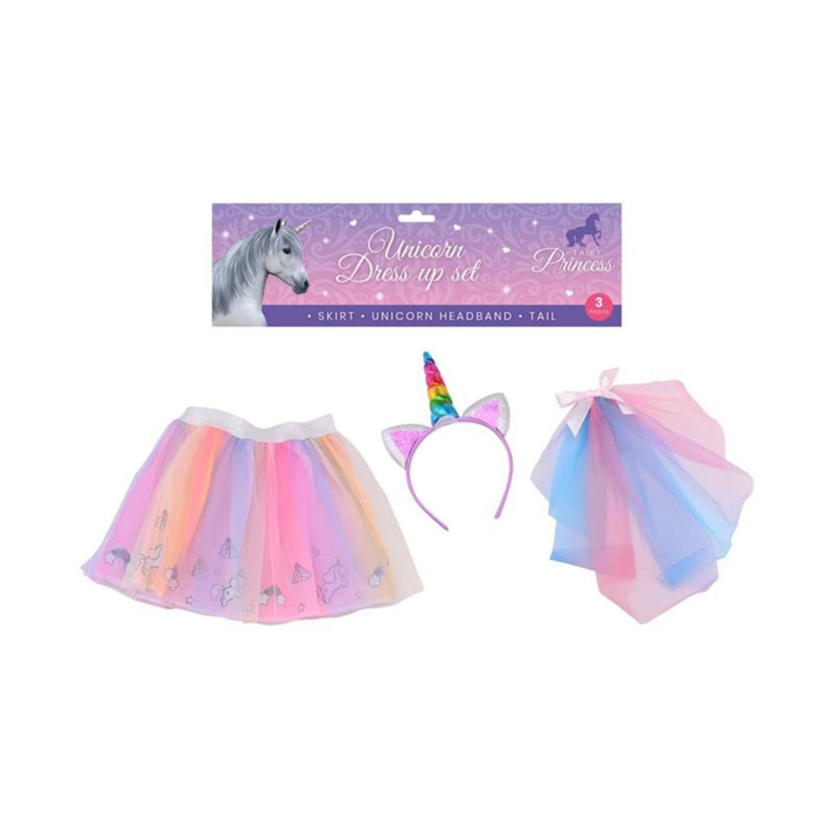 Johntoy john toy ensemble d'habillage licorne 3 pièces