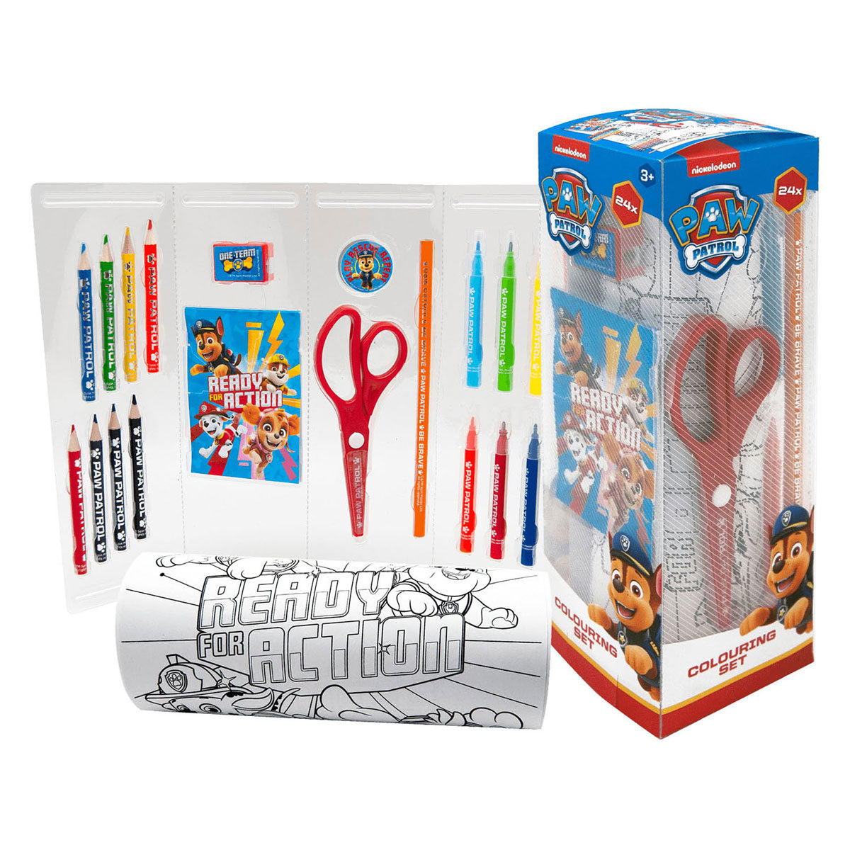 Tour de dessin et d'écriture Paw Patrol sans marque sans marque - Ensemble d'artisanat créatif pour enfants.