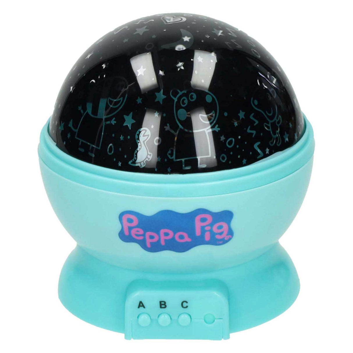 Lampe LED Peppa Pig dôme pailleté