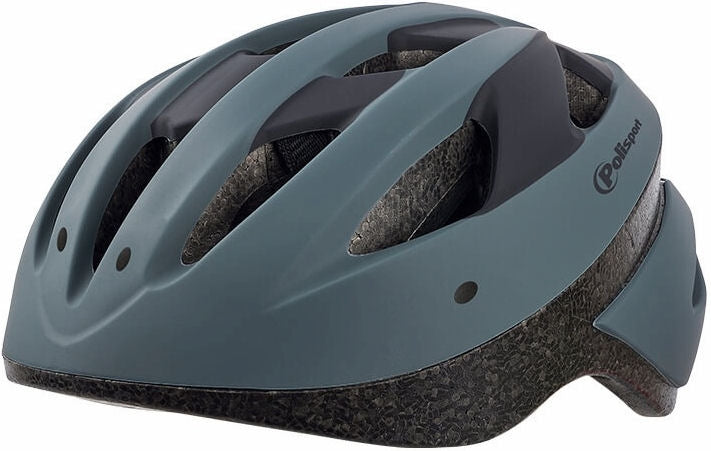 Polisport casque de vélo sportride vtt m (54-58cm) - gris foncé noir mat