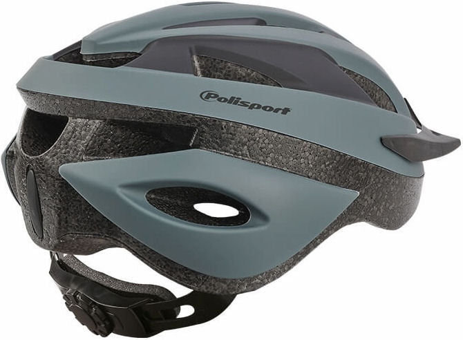 Polisport casque de vélo sportride vtt m (54-58cm) - gris foncé noir mat