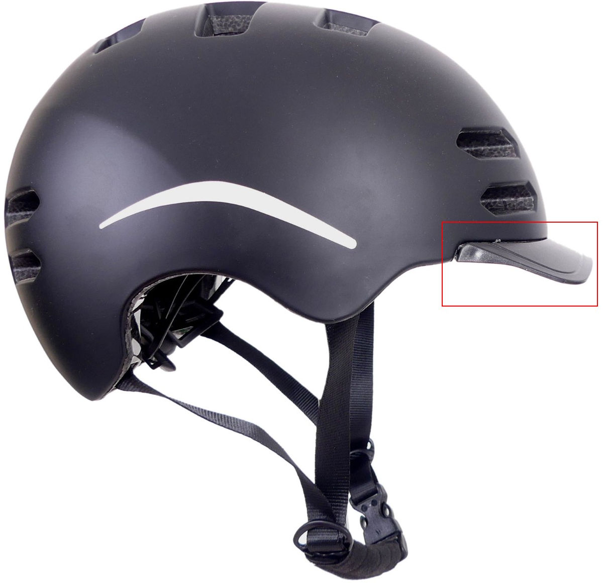 Visière de casque Edge Pedelec urbain avec boulons