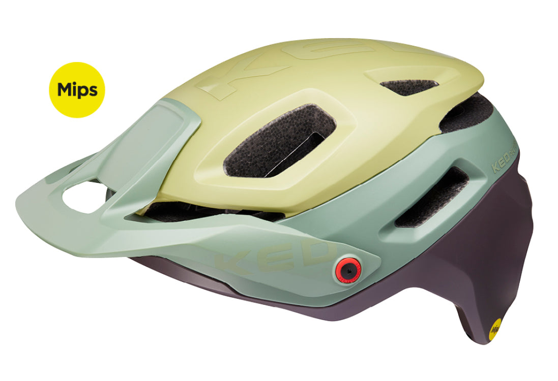 Ked fietshelm pectgoud me1 l (56-61cm) olive lilas