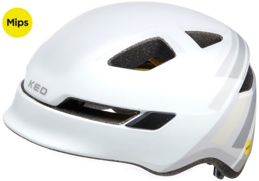 Ked bicycle casque pop mips médium (52-56 cm) gris