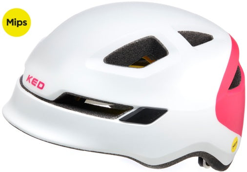 Ked bicycle casque pop mips petit (48-52 cm) blanc