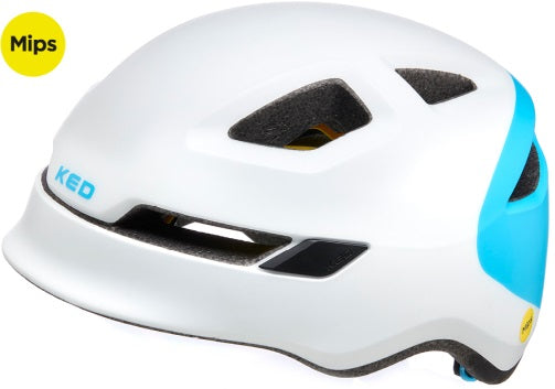 Ked bicycle casque pop mips petit (48-52 cm) bleu blanc
