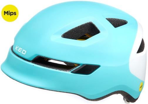 Ked bicycle casque pop mips petit (48-52 cm) iceblauw