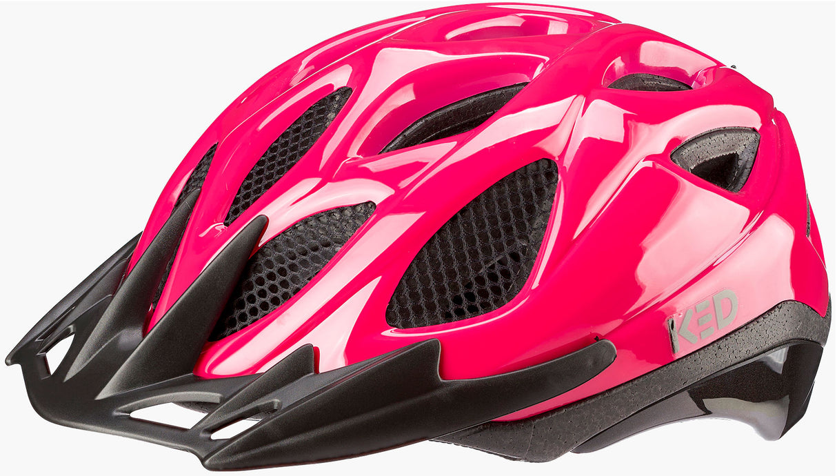 Casque de vélo Ked Tronus M 52-56 cm - Magenta Black Glossy