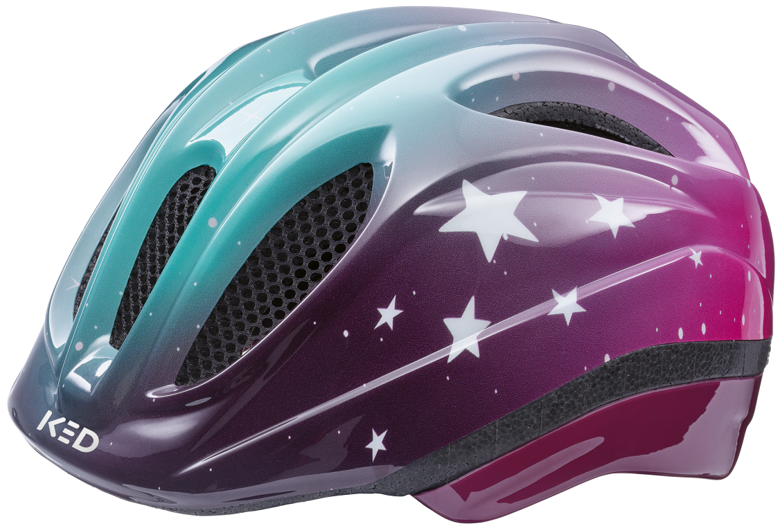 KED BICYCYME CASHET MEGGY II TRENDE M (52-58 cm) étoiles Aqua Glossy rose