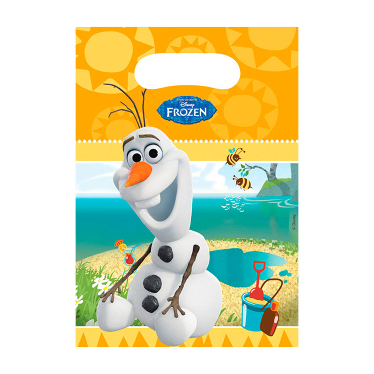 FOLAT BV Disney Frozen Olaf distribuant des sacs, 6e.