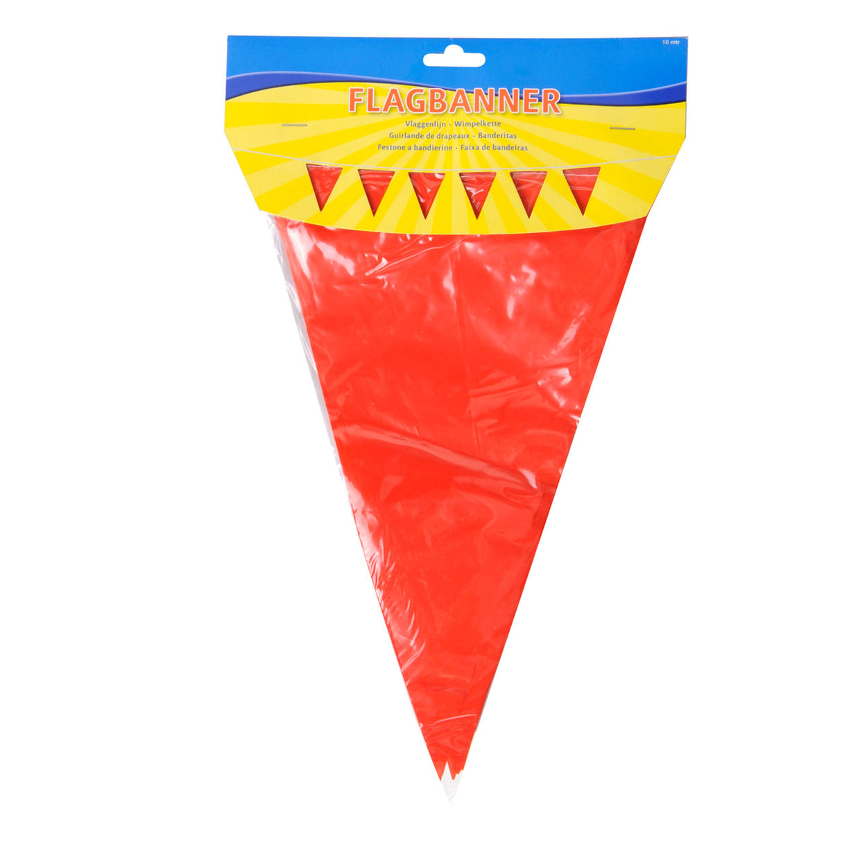 Ligne drapeau rouge Folat bv, 10 mètres.