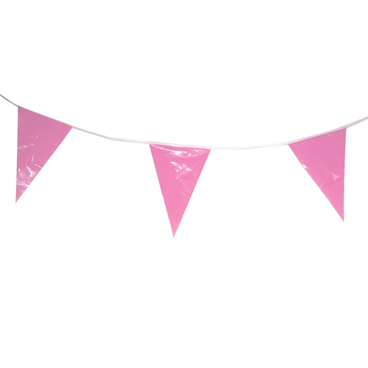 Ligne de drapeau rose bébé Folat bv, 10 mtr.