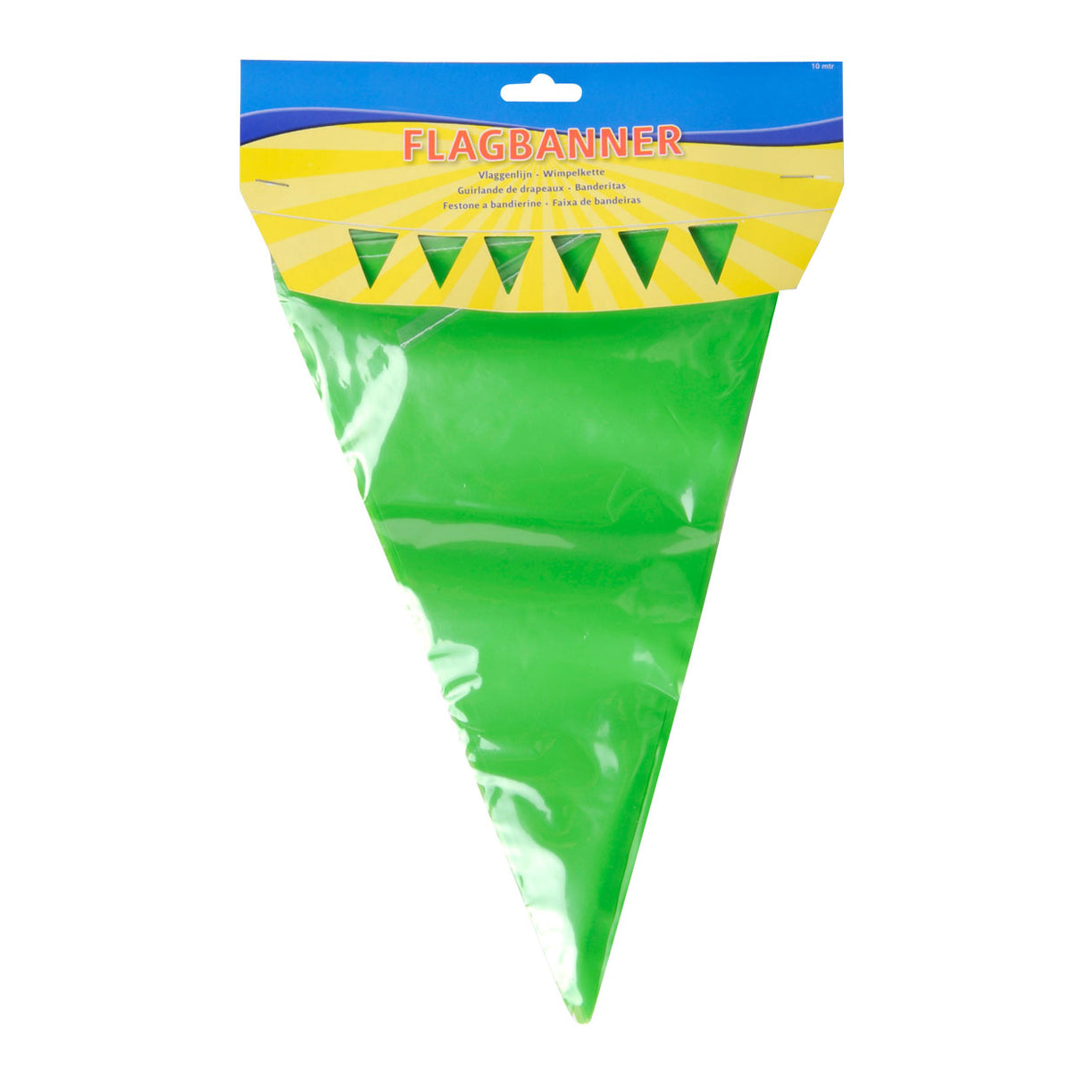 Ligne drapeau vert lime Folat bv, 10 mètres.