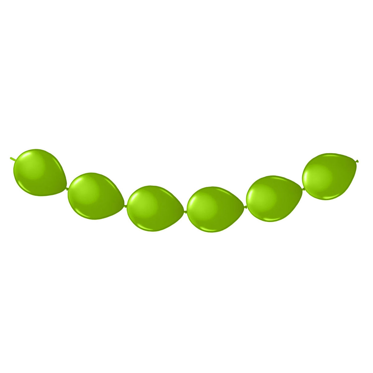 Folat bv ballons bouton vert citron, 8 pcs.