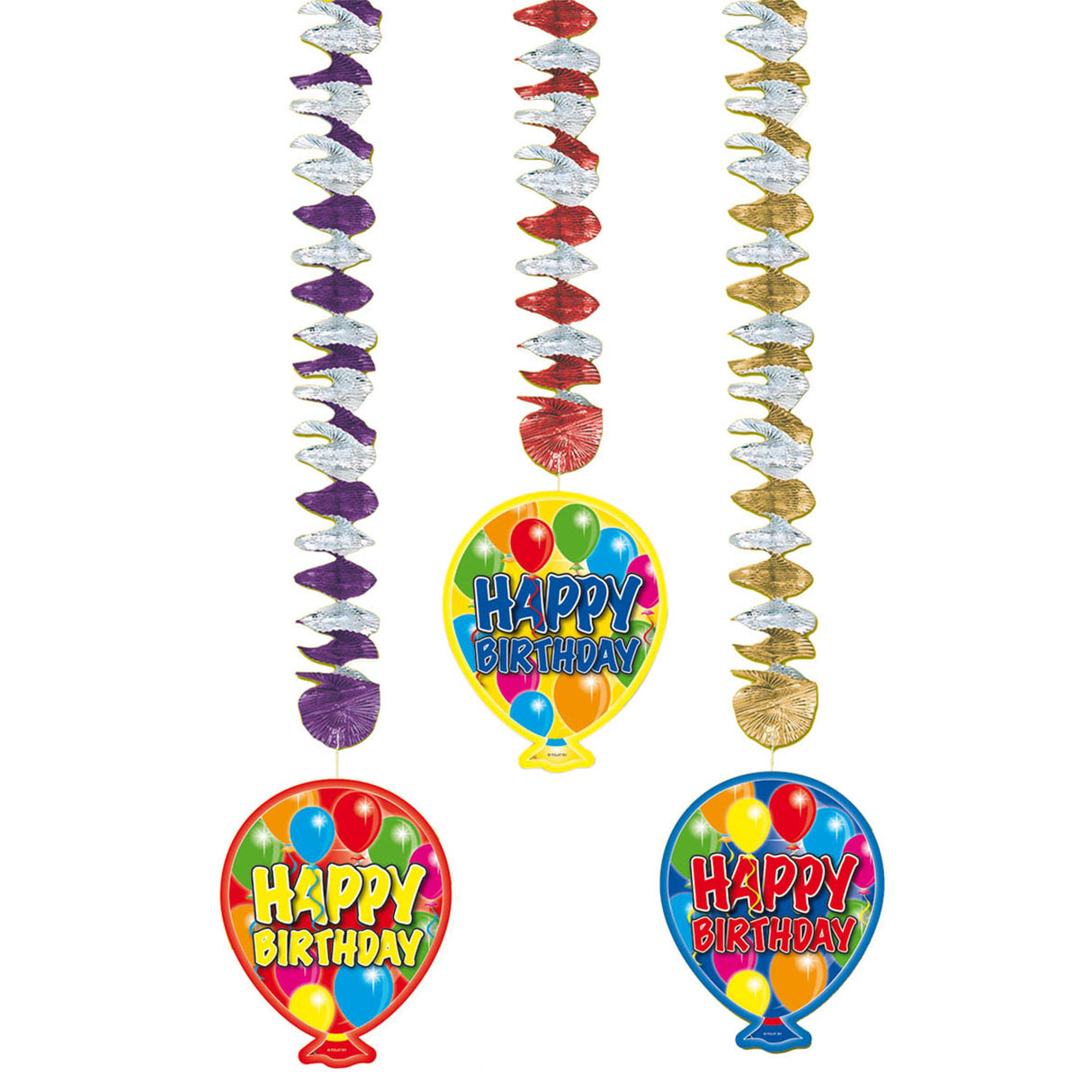 Folat bv décoration à suspendre joyeux anniversaire