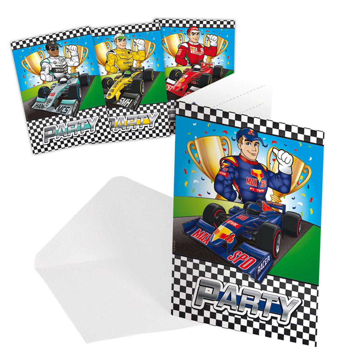 Folat bv invitations formule 1, 8 pcs.