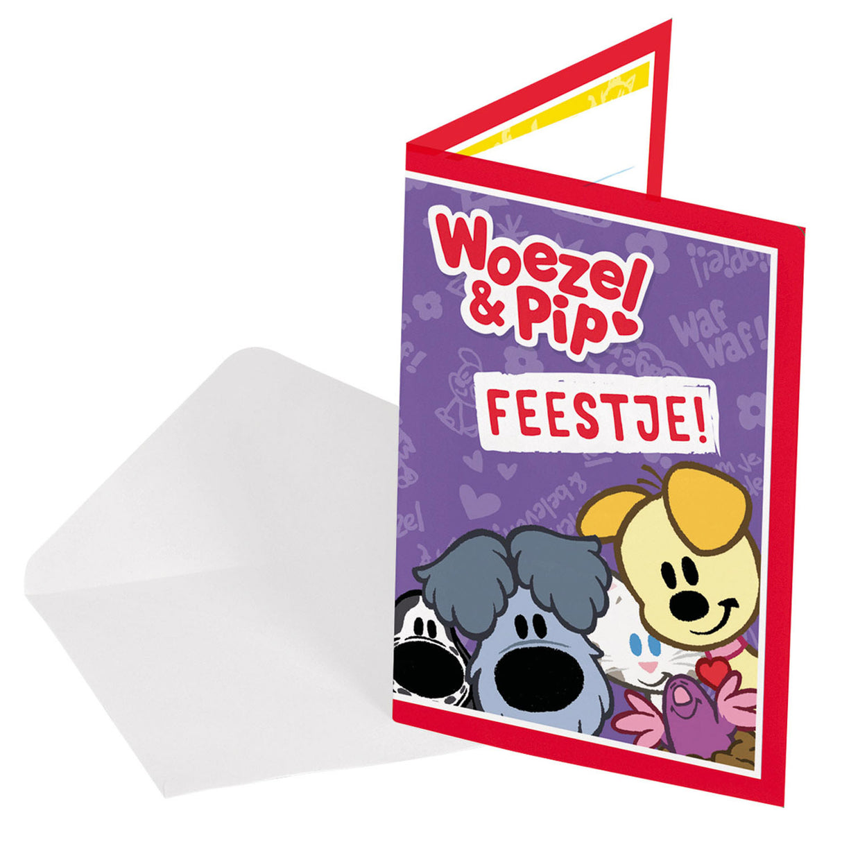 Folat bv invitations à pépins woezel, 8 pcs.