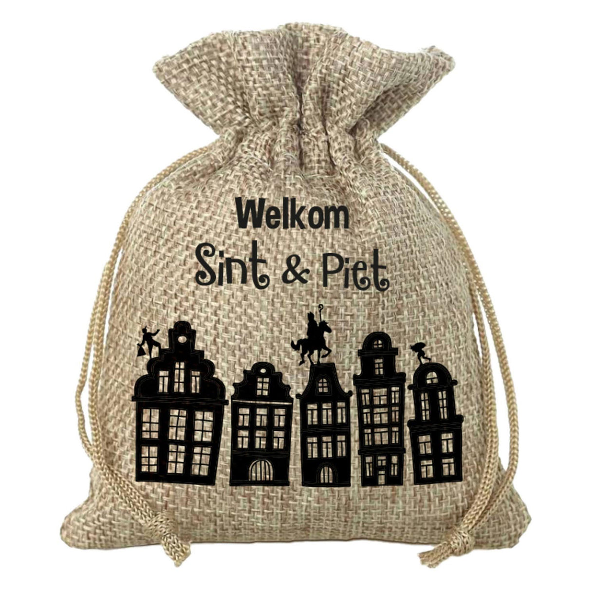 Sac cadeau en jute Folat bv - bienvenue Saint Pete