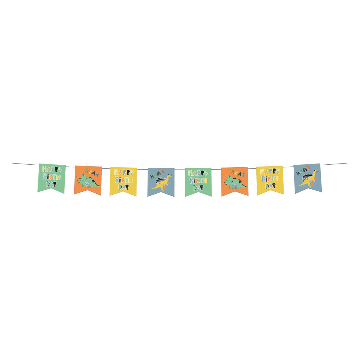 Folat bv ligne de drapeau dinosaure rugit, 6m