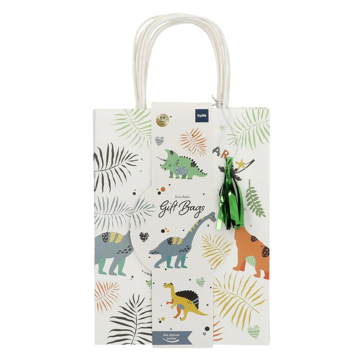 Folat bv sacs de distribution dinosaure rugit, 6 pcs.
