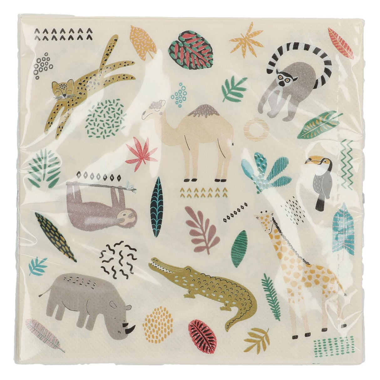 Folat bv serviettes animaux sauvages 20 pcs.