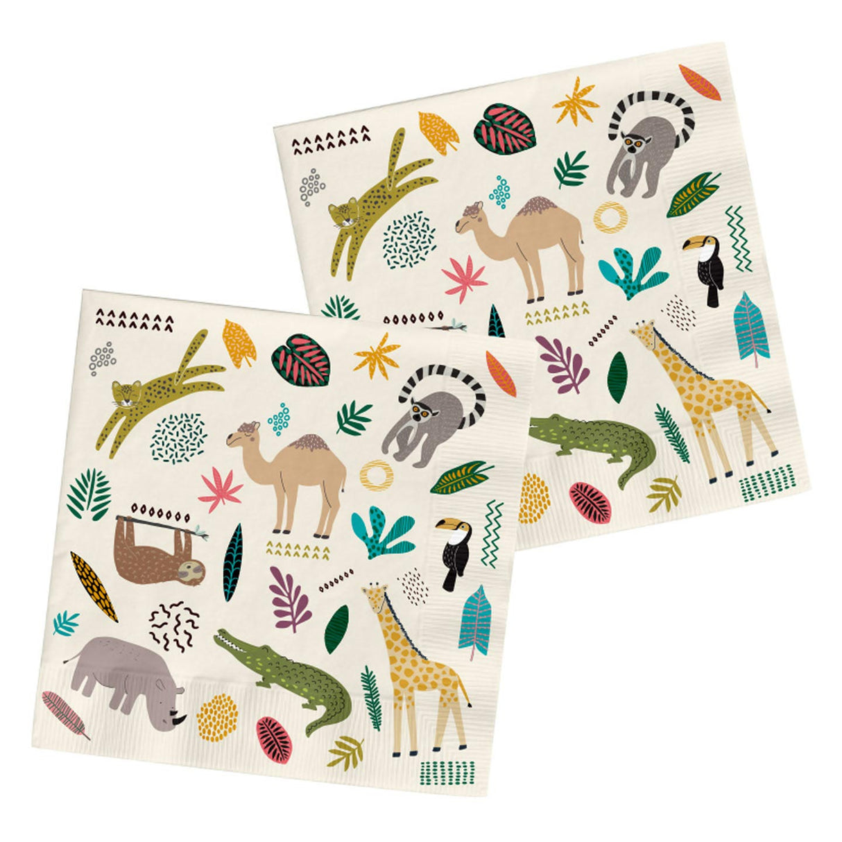 Folat bv serviettes animaux sauvages 20 pcs.