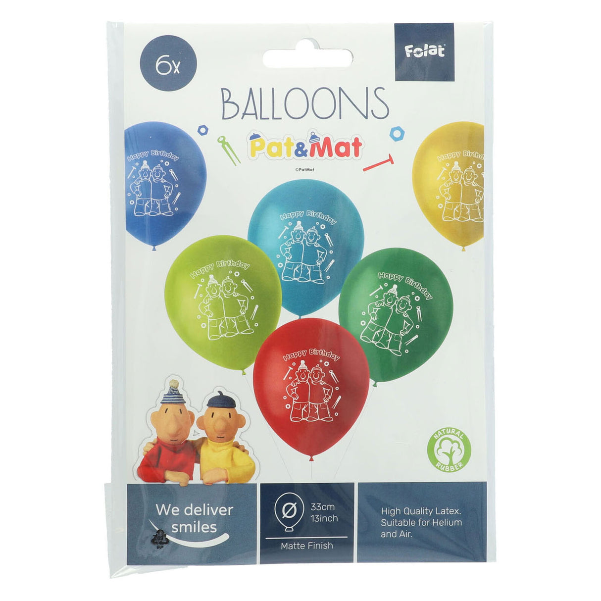 Folat bv voisin ballons voisin, 6 pcs.