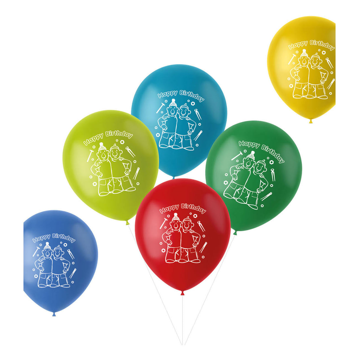 Folat bv voisin ballons voisin, 6 pcs.