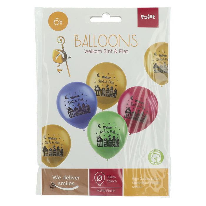 Folat bv ballons bienvenue Saint Pete, 6 pcs.