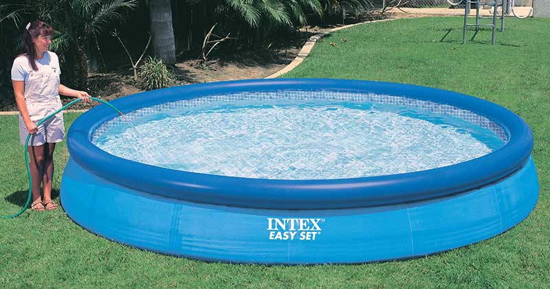 Intex Easy Set Pool Pool 366 x 76 cm-avec une pompe à filtre à 12 volts