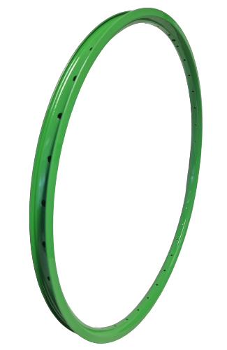 Jante alu 28 29 pouces 622 700c - 30 mm double paroi 36 trous 14g vert ral6018